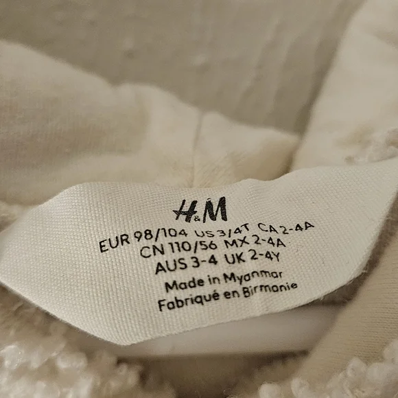 H&M Toddler Sherpa Pullover - Picture 3 of 3